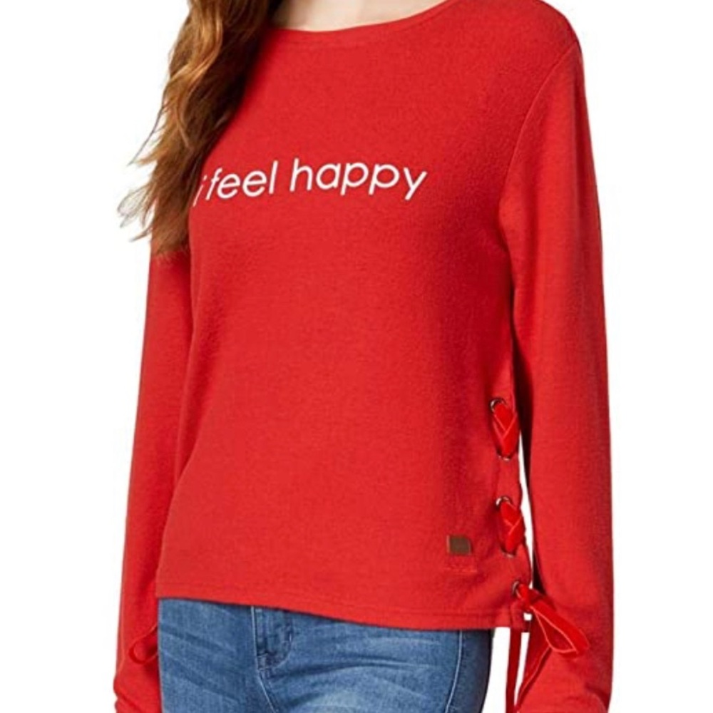 “i feel happy” long sleeved shirt